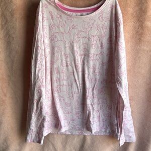 Girls Size 12 Long Sleeve Shirt- Runs Small/Slim
